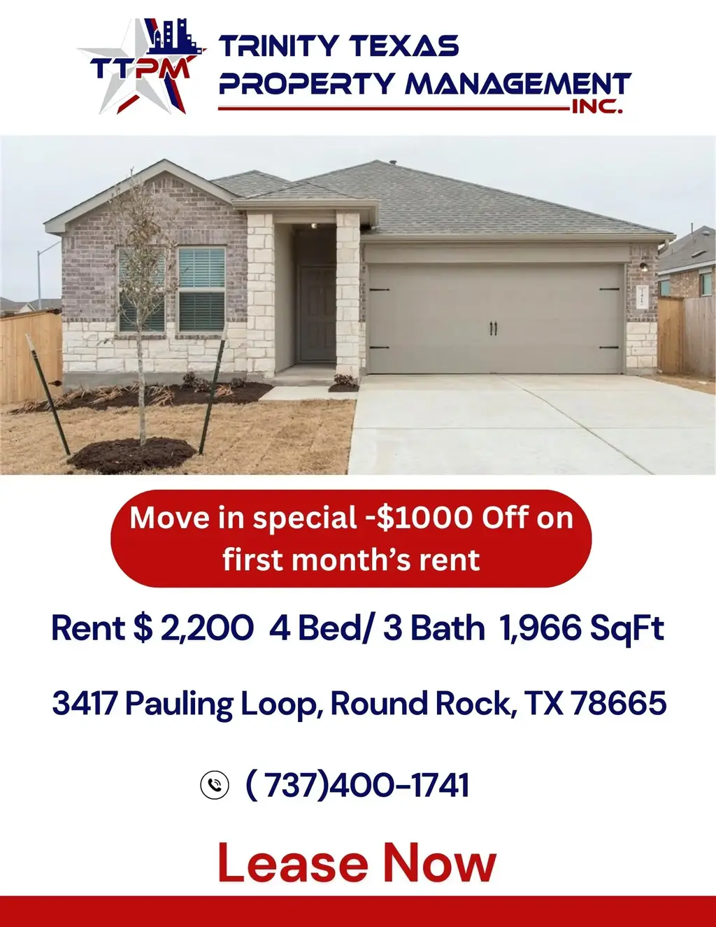 3417 Pauling Loop, Round Rock