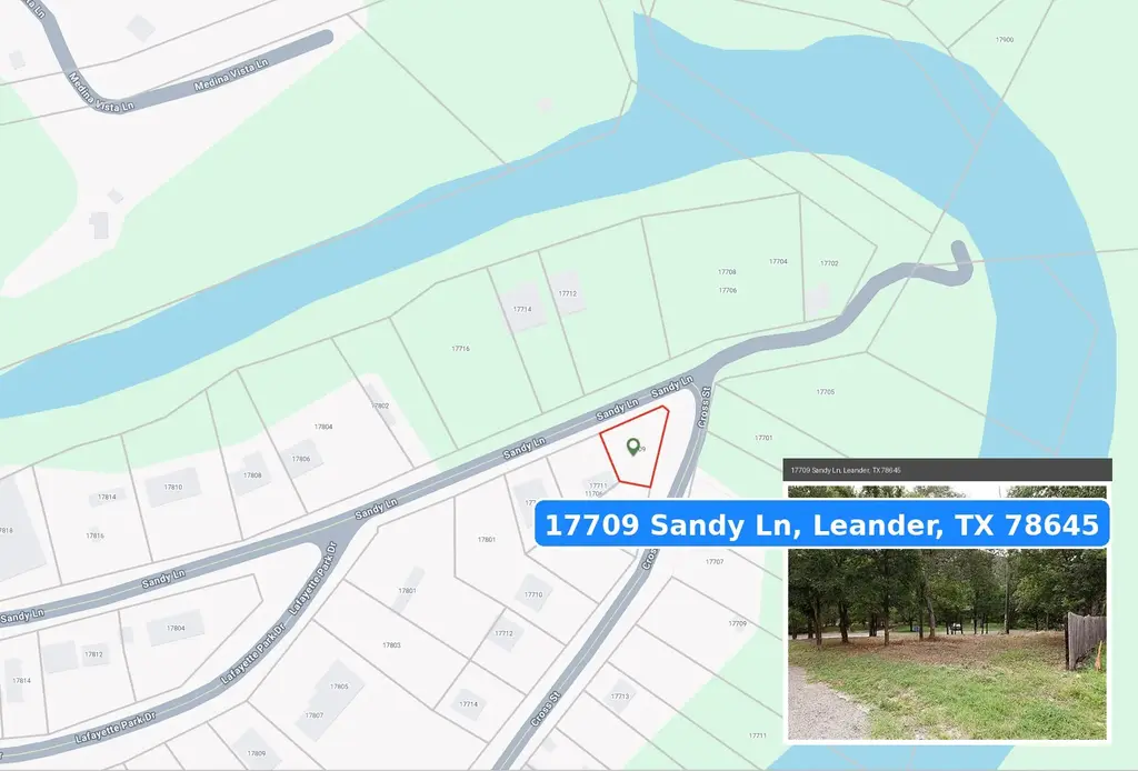 17709 Sandy Lane, Jonestown