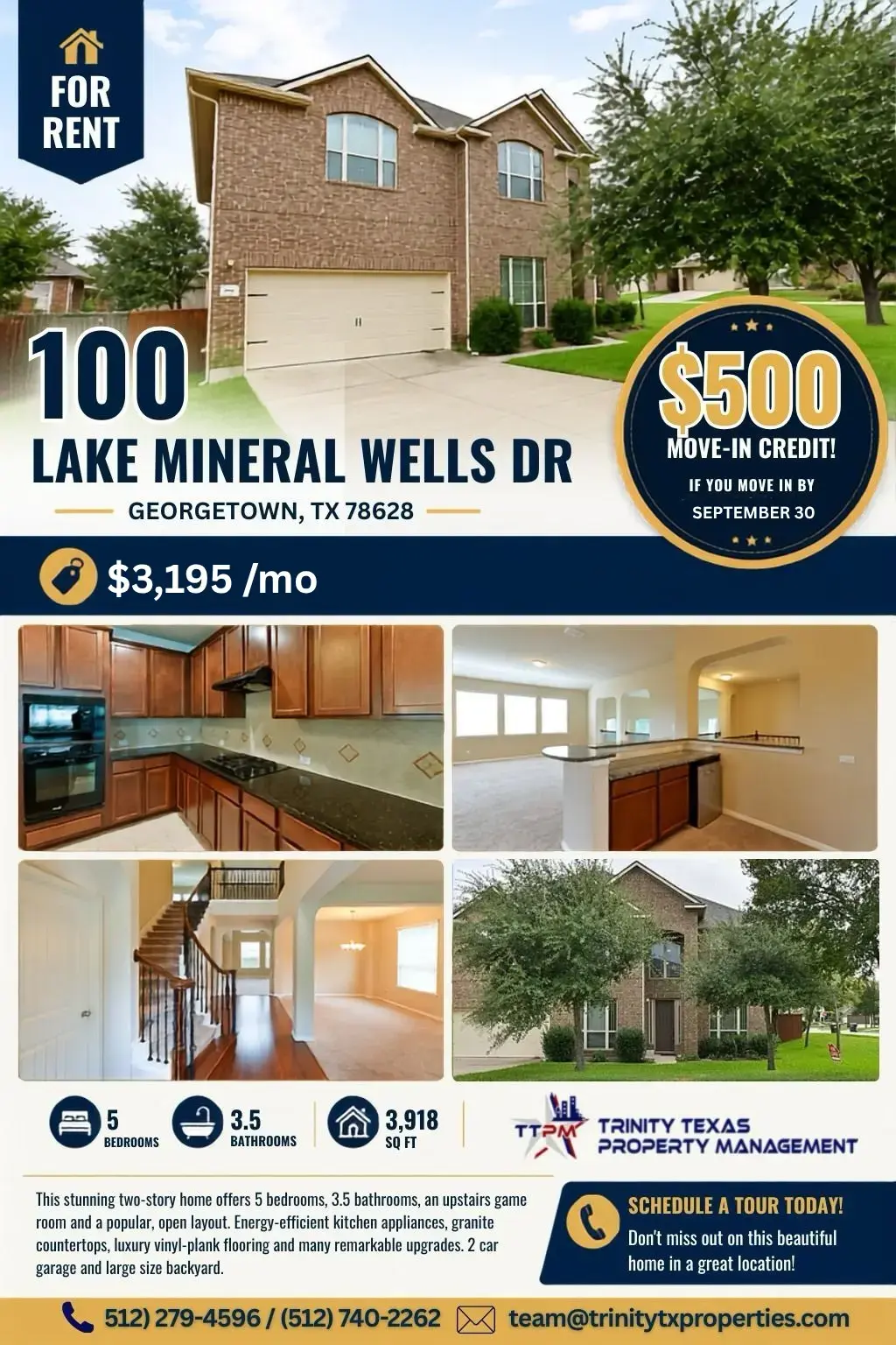 100 Lake Mineral Wells Drive, Georgetown