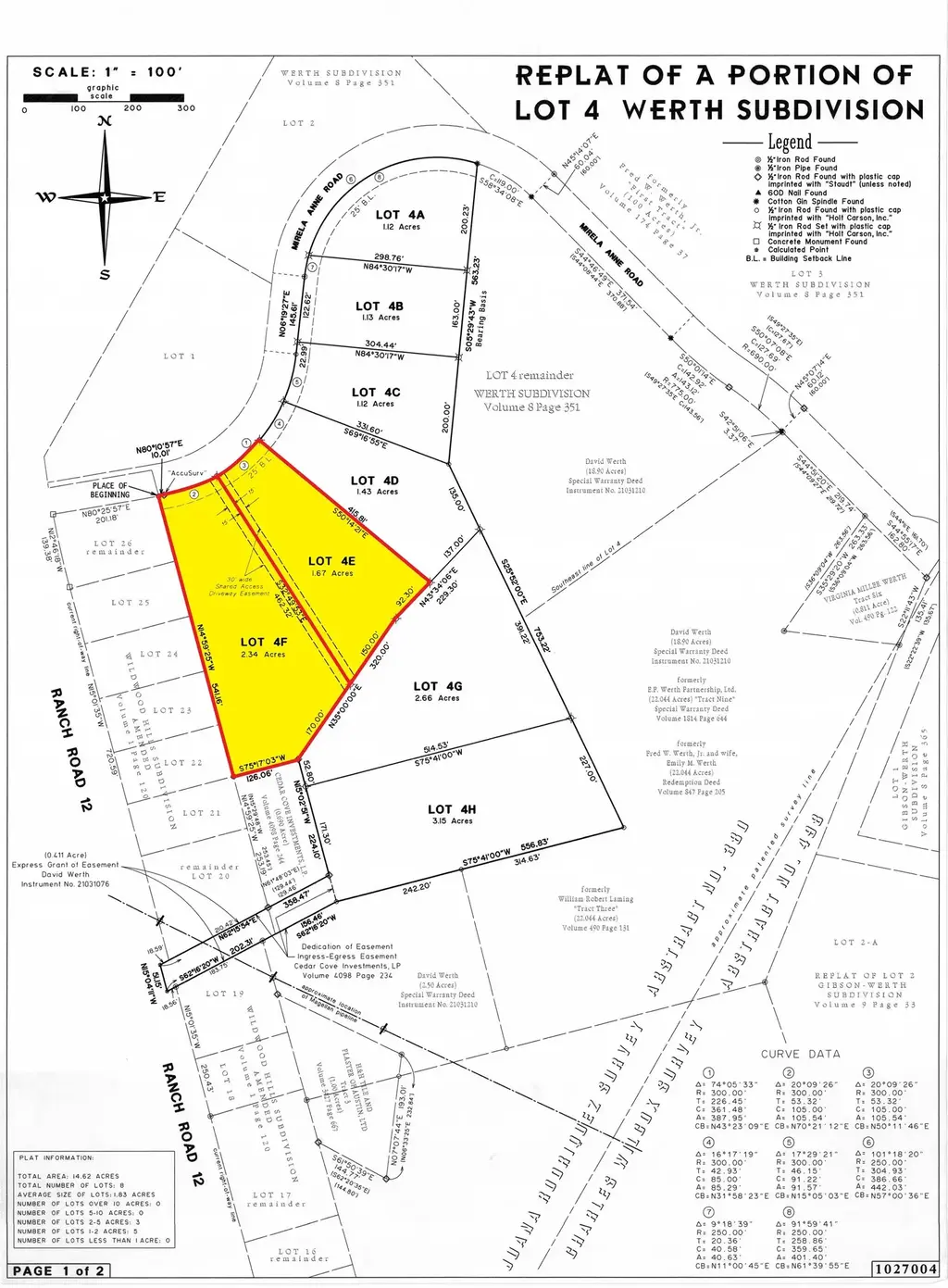 31822 Mirela Anne Road Lot 4f & 4e, Dripping Springs