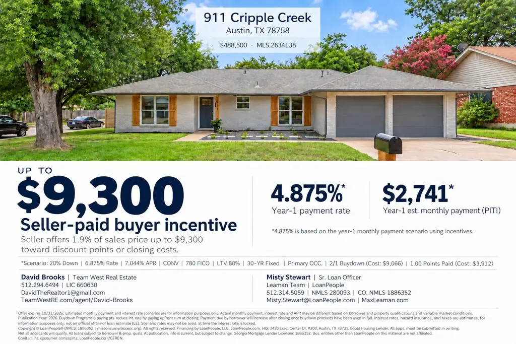 911 Cripple Creek Drive, Austin