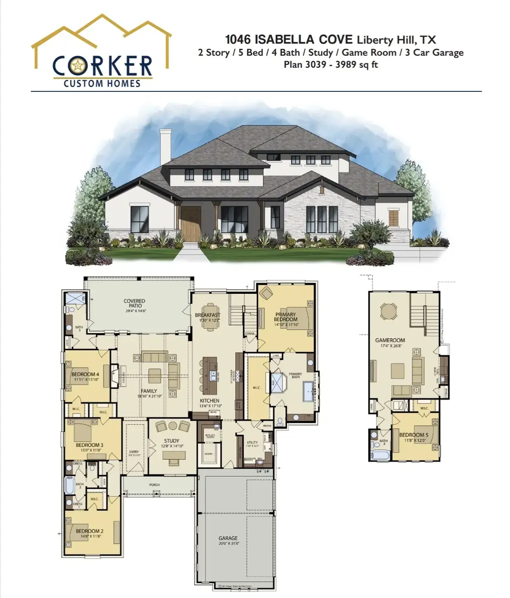 1046 Isabella Cove, Liberty Hill