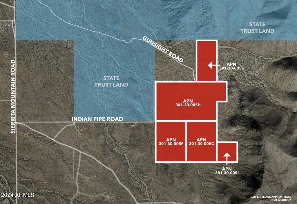 156acres Gunsight Road -- (unit -), Tucson
