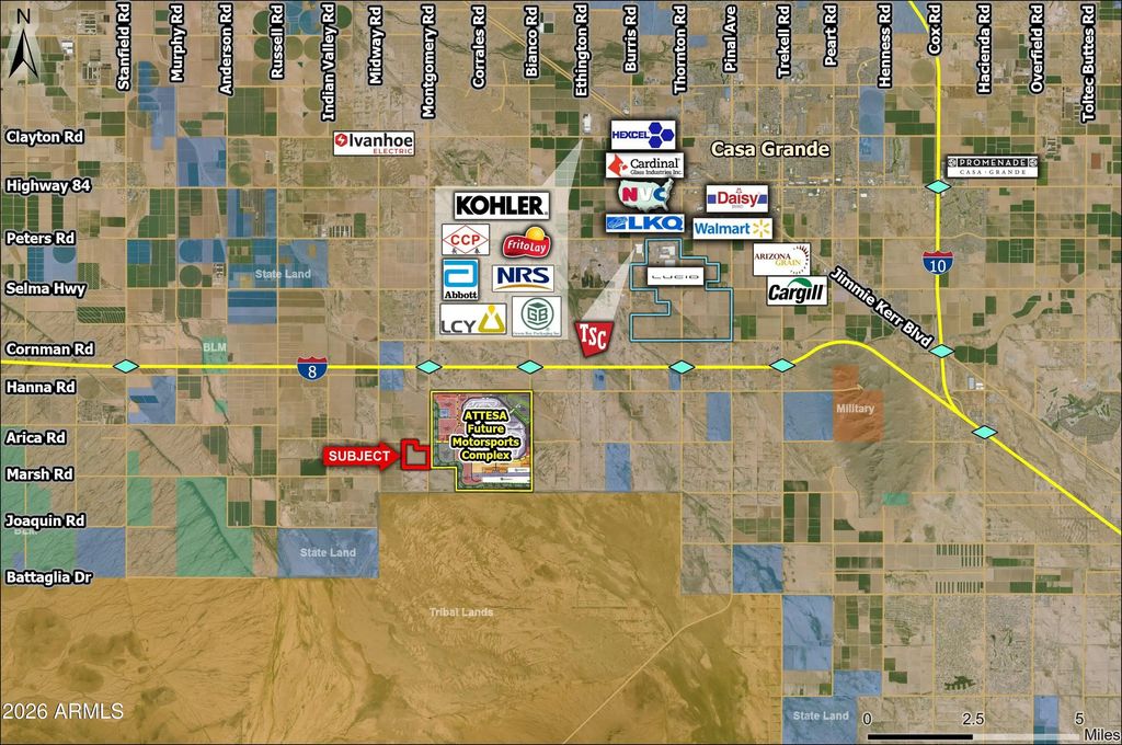 W Arica Road, Stanfield