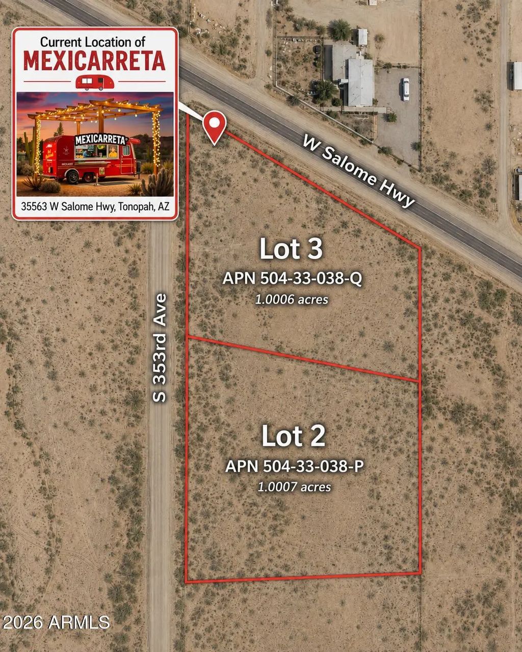 3556x W Salome Highway (unit '_'), Tonopah
