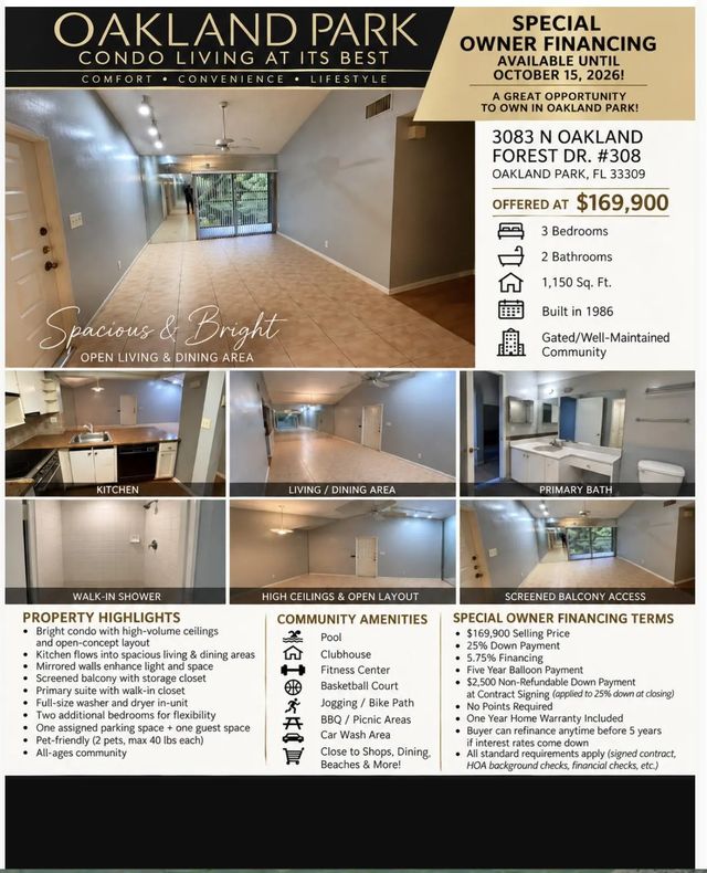 2 of 52 - 3083 N Oakland Forest Drive #308, Oakland Park, FL