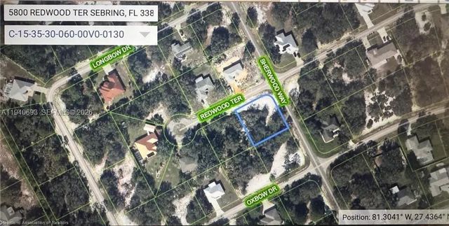5800 Redwood Terrace, Sebring