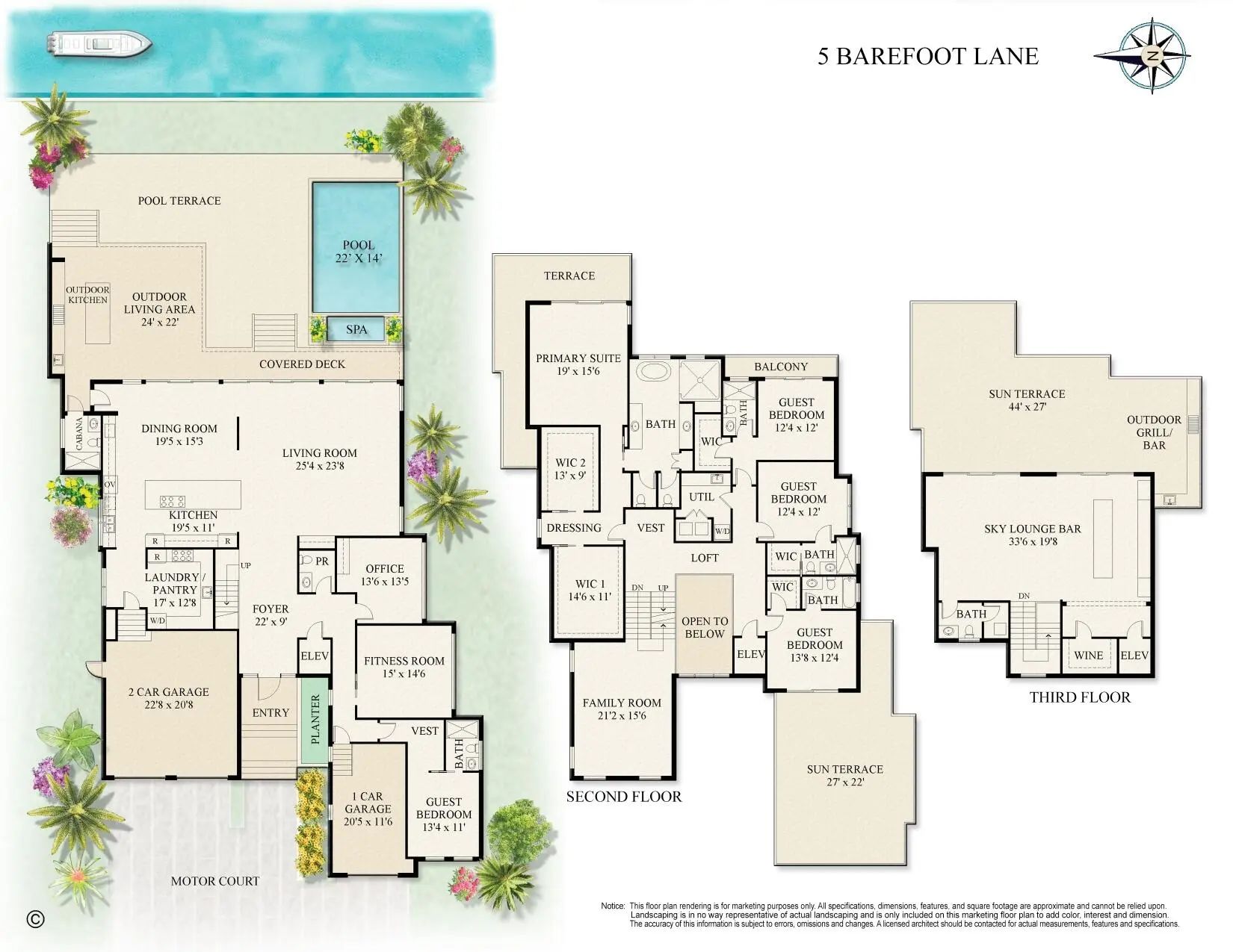 5 Barefoot Lane, Lantana, FL, 33462