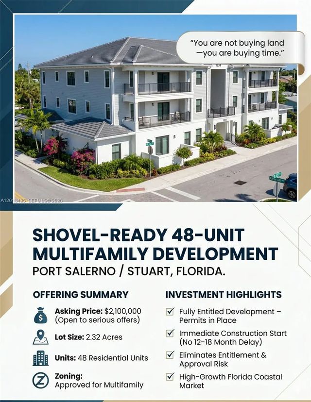 5 of 6 - 0 Se Lee St &, Stuart, FL