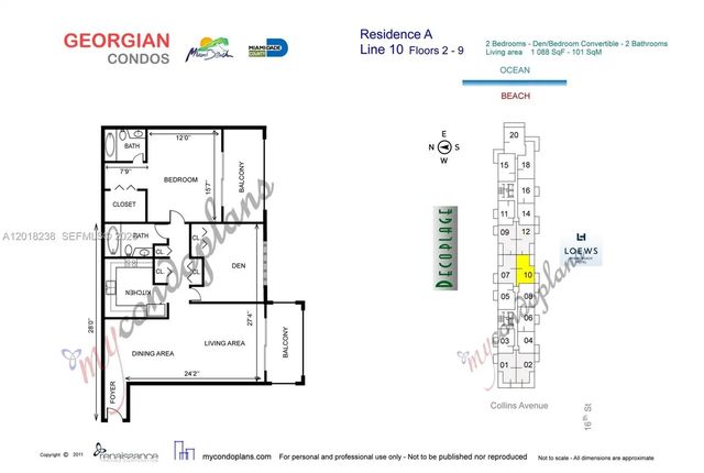 5 of 60 - 1621 Collins Avenue #310, Miami Beach, FL
