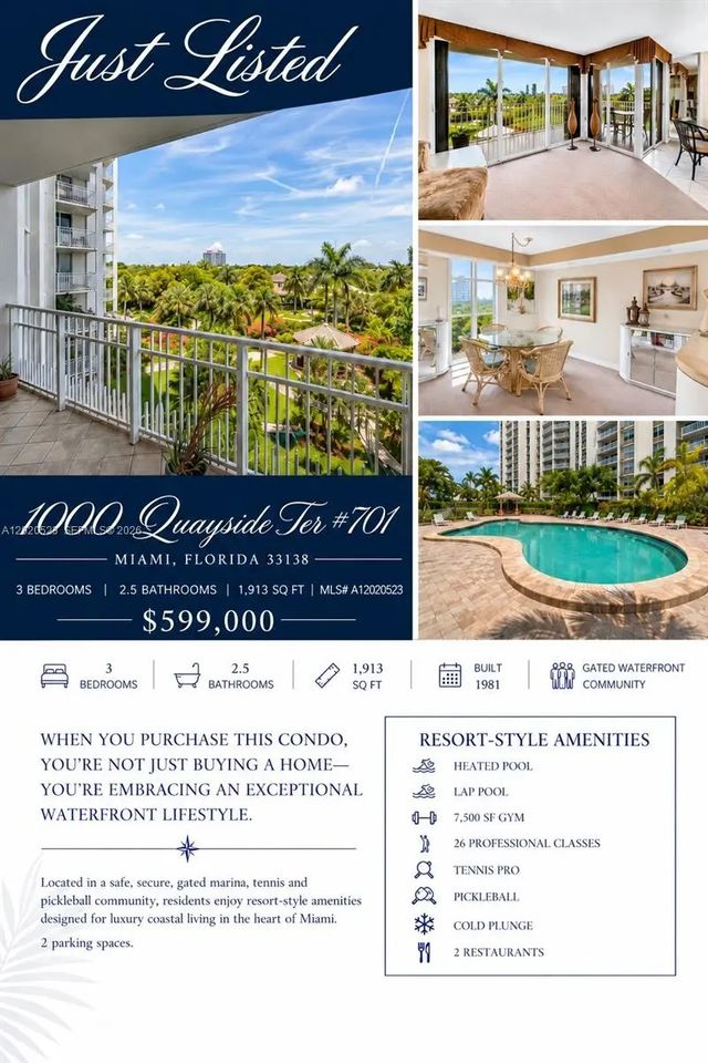 1000 Quayside Terrace #701, Miami