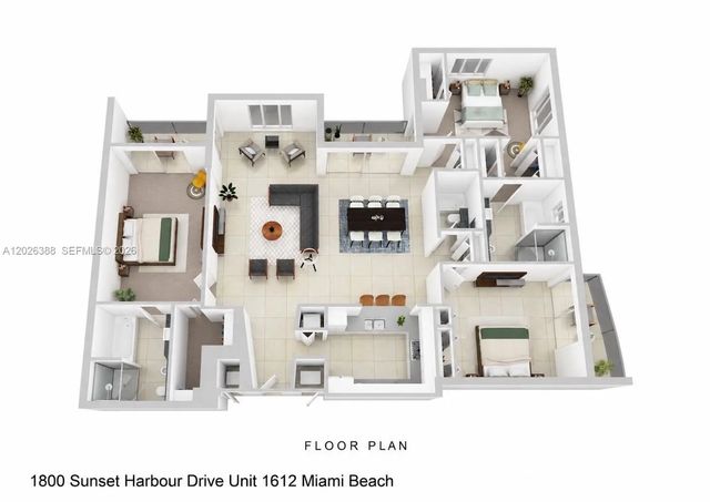 3 of 45 - 1800 Sunset Harbour #1612, Miami Beach, FL