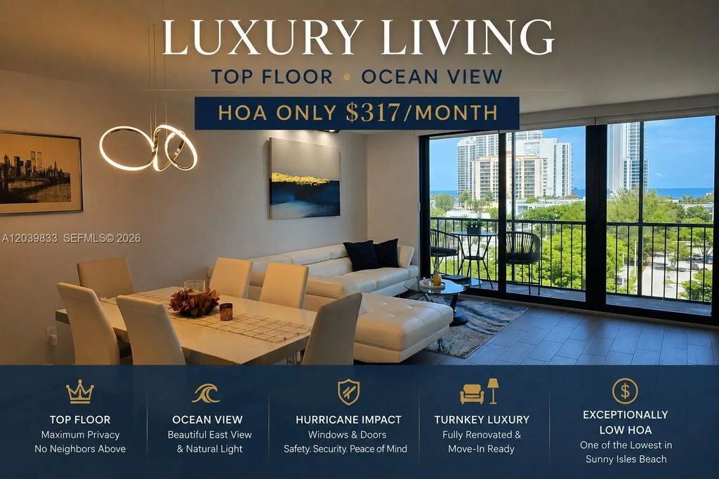17600 N Bay Road #n906, Sunny Isles Beach