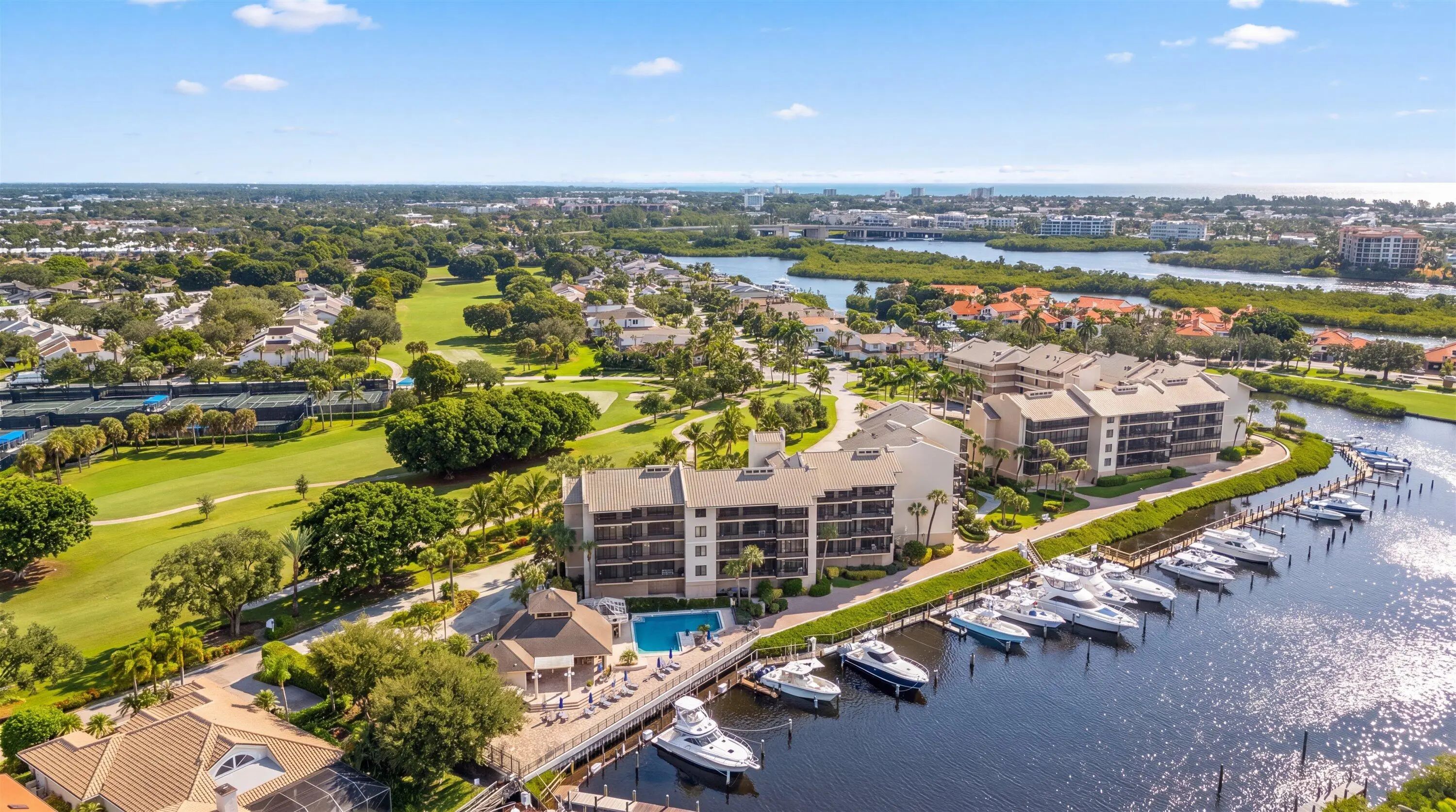 Residential Real Estate for Sale located in the neighborhood of ANCHORAGE EAST AT JONATHANS LANDING CONDO, in the city of Jupiter, FL