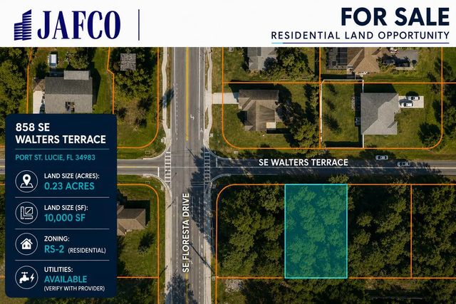 858 Se Walters Terrace, Port St. Lucie