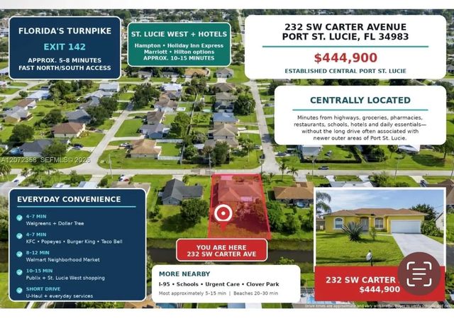 2 of 46 - 232 Sw Carter Avenue, Port St. Lucie, FL