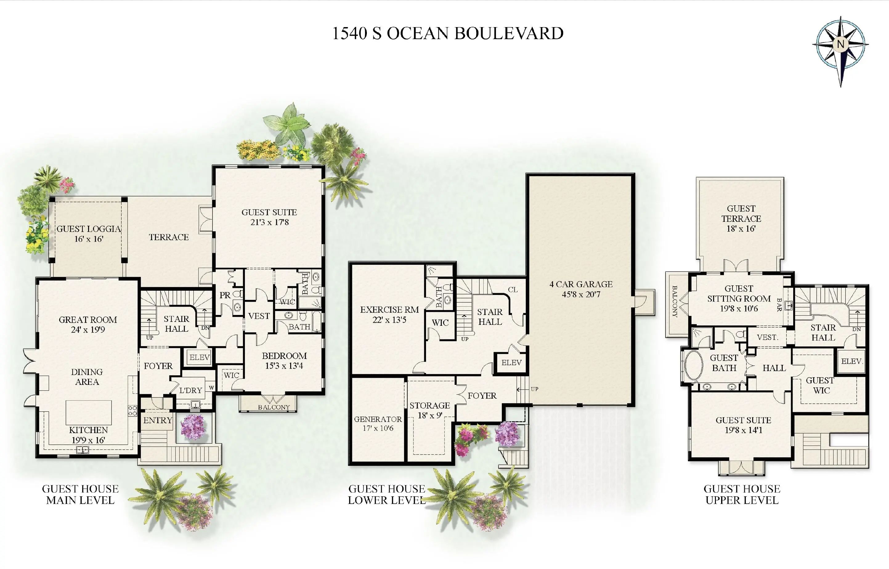 1540 S Ocean Boulevard, Palm Beach, FL, 33480