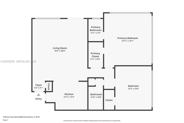 5 of 37 - 2150 Sans Souci Boulevard #b605, North Miami, FL