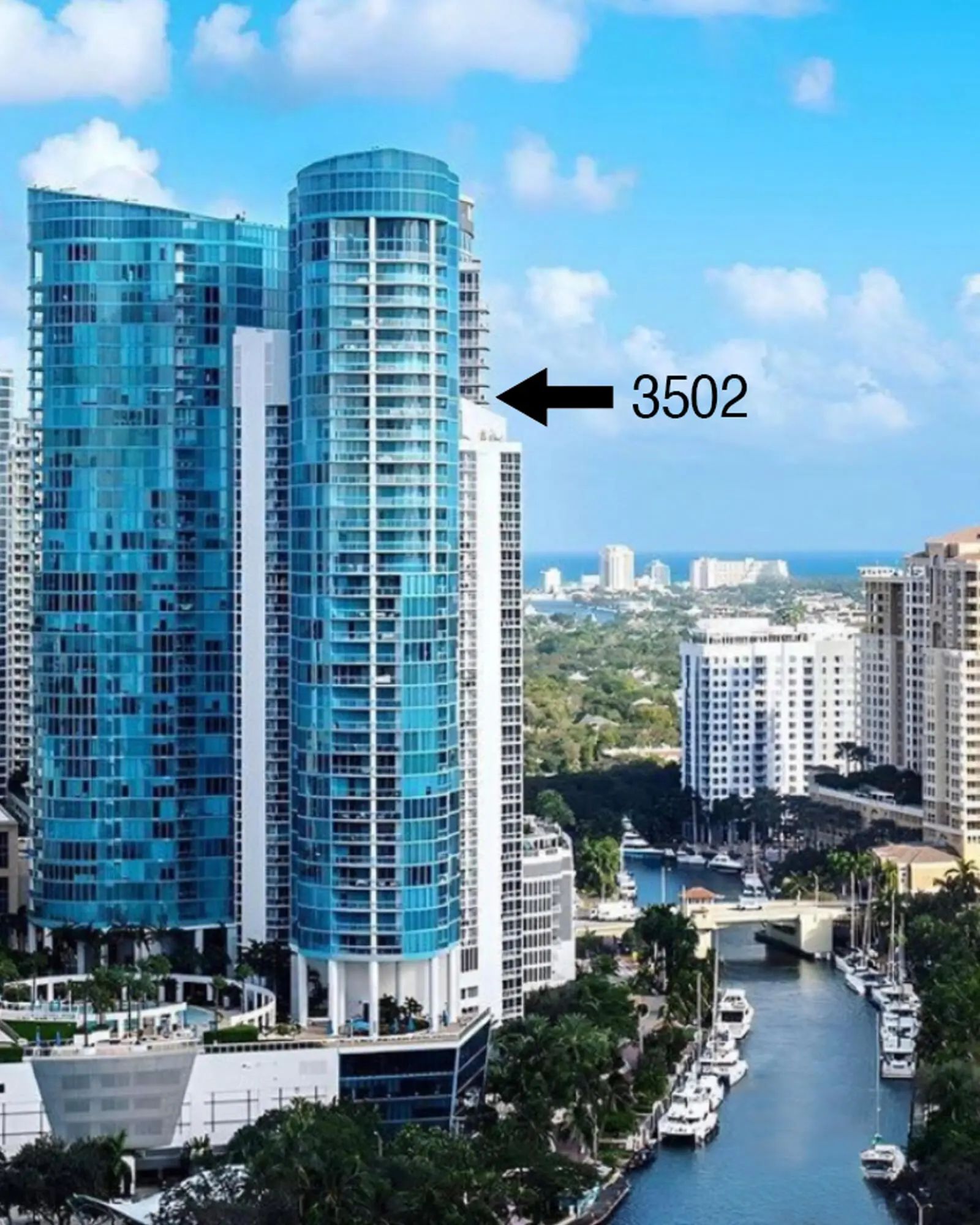 333 Las Olas Way #3502, Fort Lauderdale