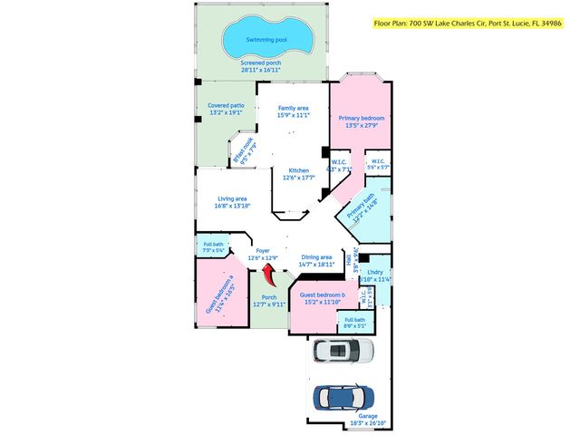 3 of 50 - 700 Sw Lake Charles Circle, Port St. Lucie, FL