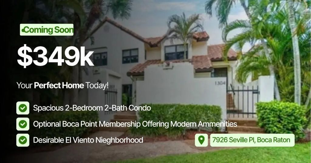 7926 Seville Place #2002, Boca Raton