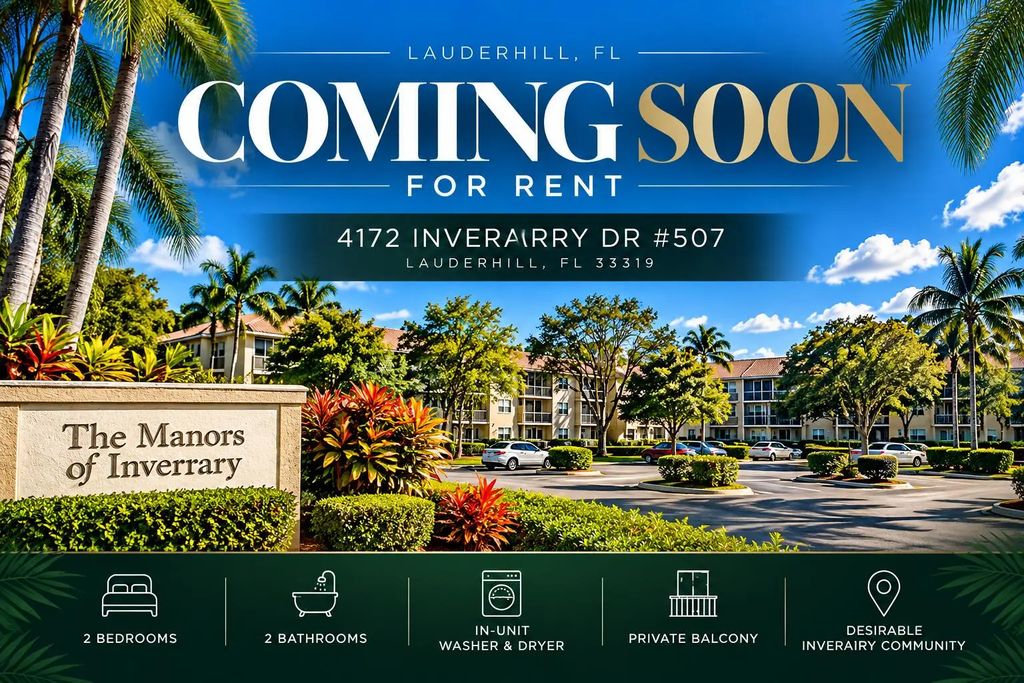 4172 Inverrary Drive #507, Lauderhill