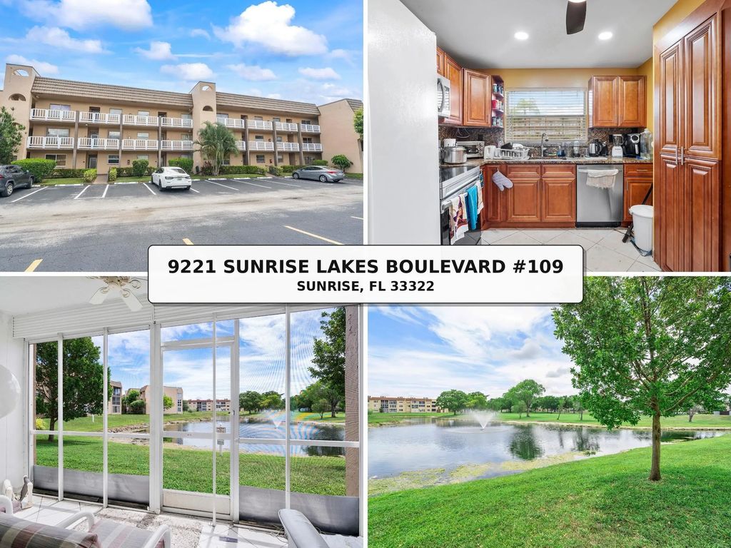 9221 Sunrise Lakes Boulevard #109, Sunrise