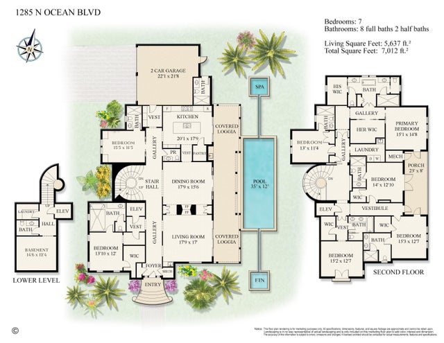 5 of 5 - 1285 N Ocean Blvd, Palm Beach, FL