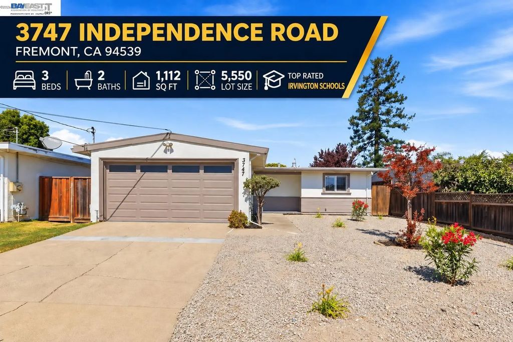 3747 Independence Road, Fremont