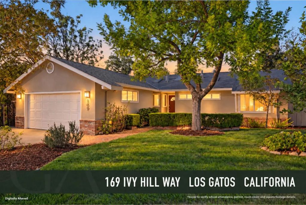 169 Ivy Hill Way, Los Gatos