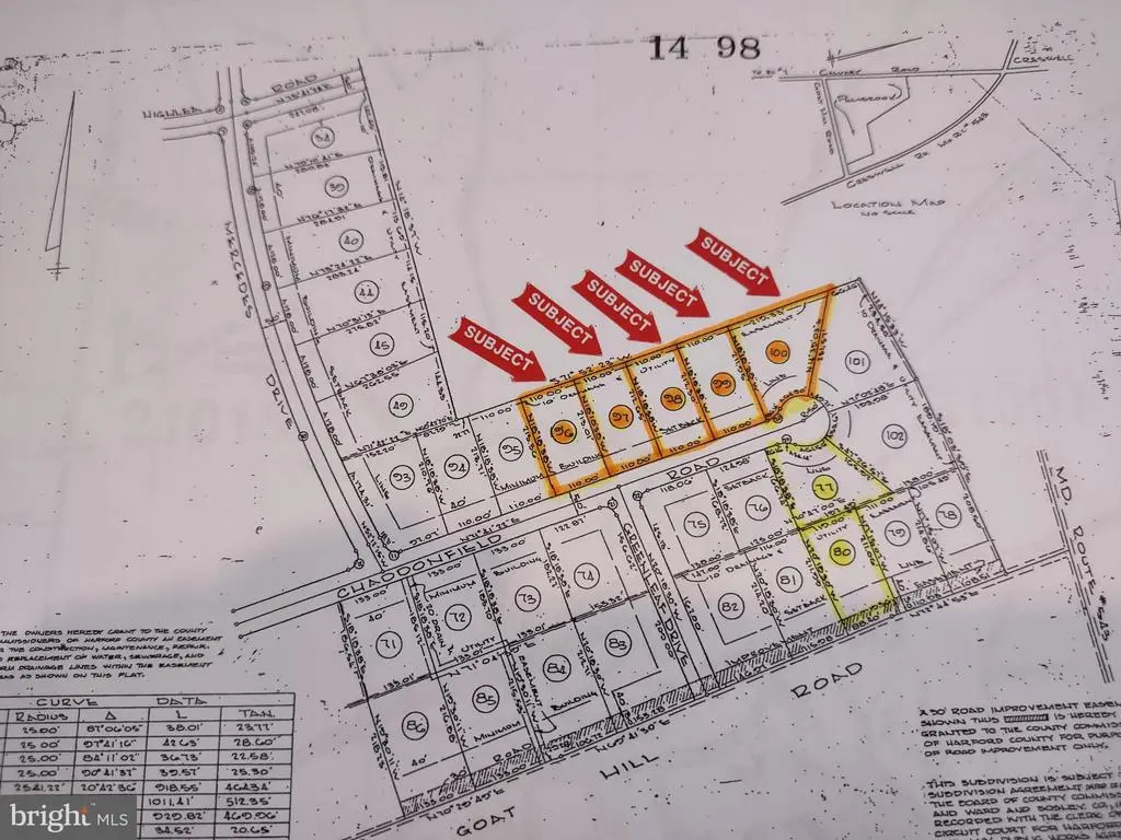 Lots 96-100 Chaddonfield Rd, Bel Air