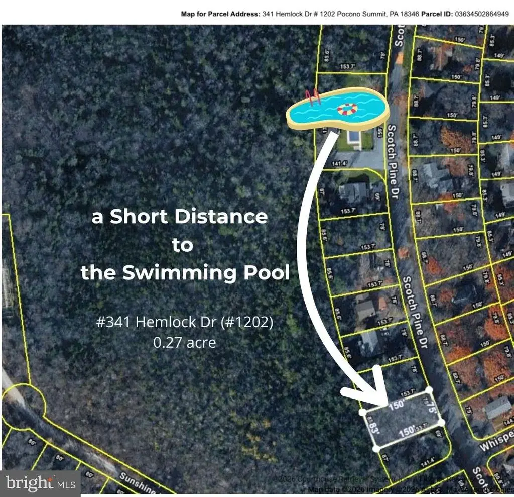 341 Scotch Pine Dr, ( Hemlock Dr, Lot#1202), POCONO SUMMIT