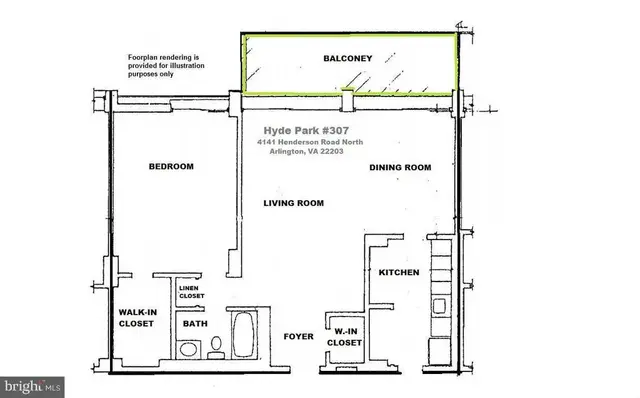 4141 N Henderson Rd #307, Arlington