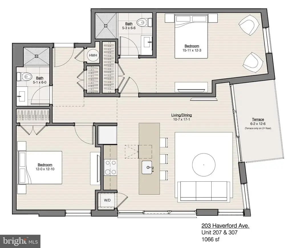 203 Haverford Ave #207, NARBERTH