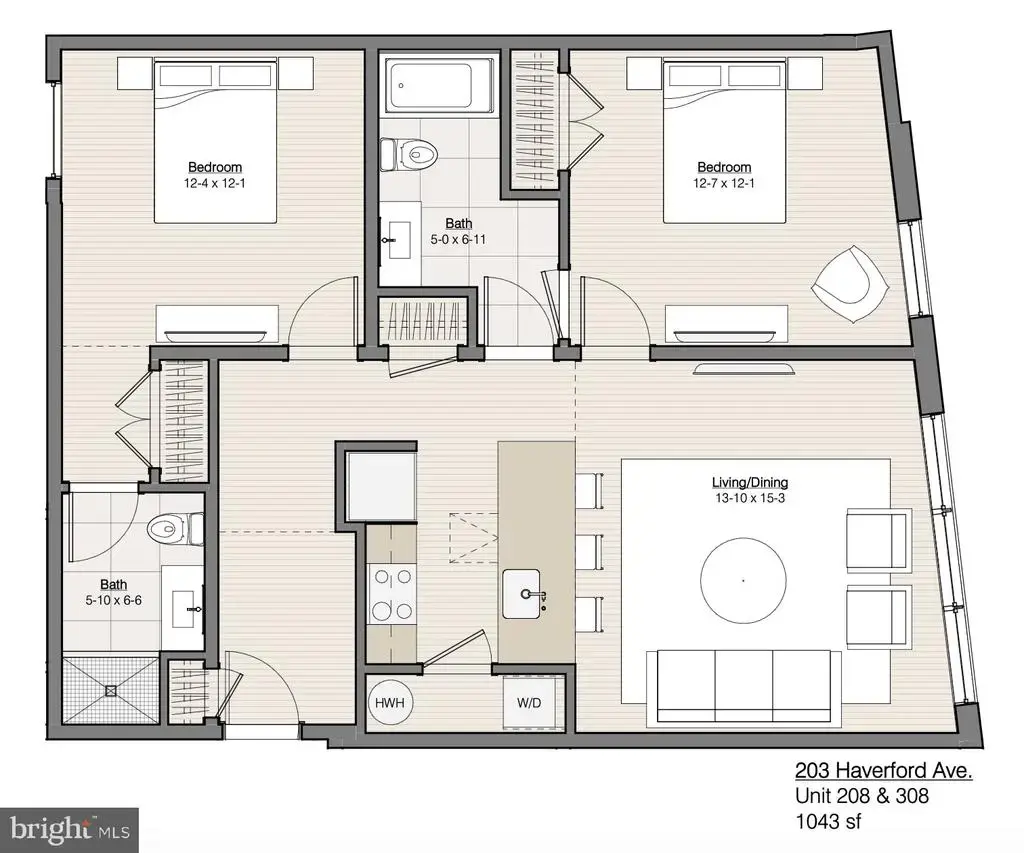 203 Haverford Ave #308, NARBERTH