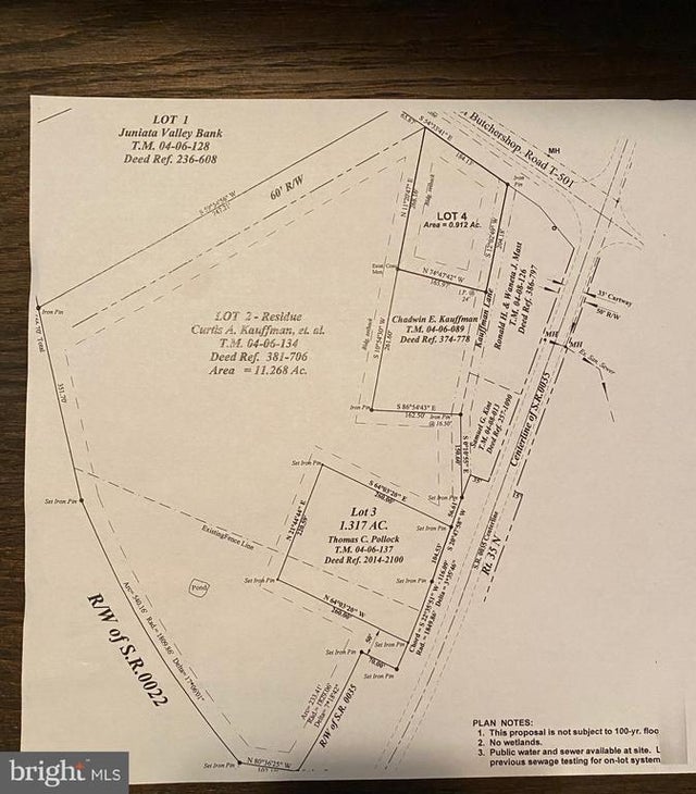 Us Route 322 And Route 35 Kauffman Ln, Mifflintown