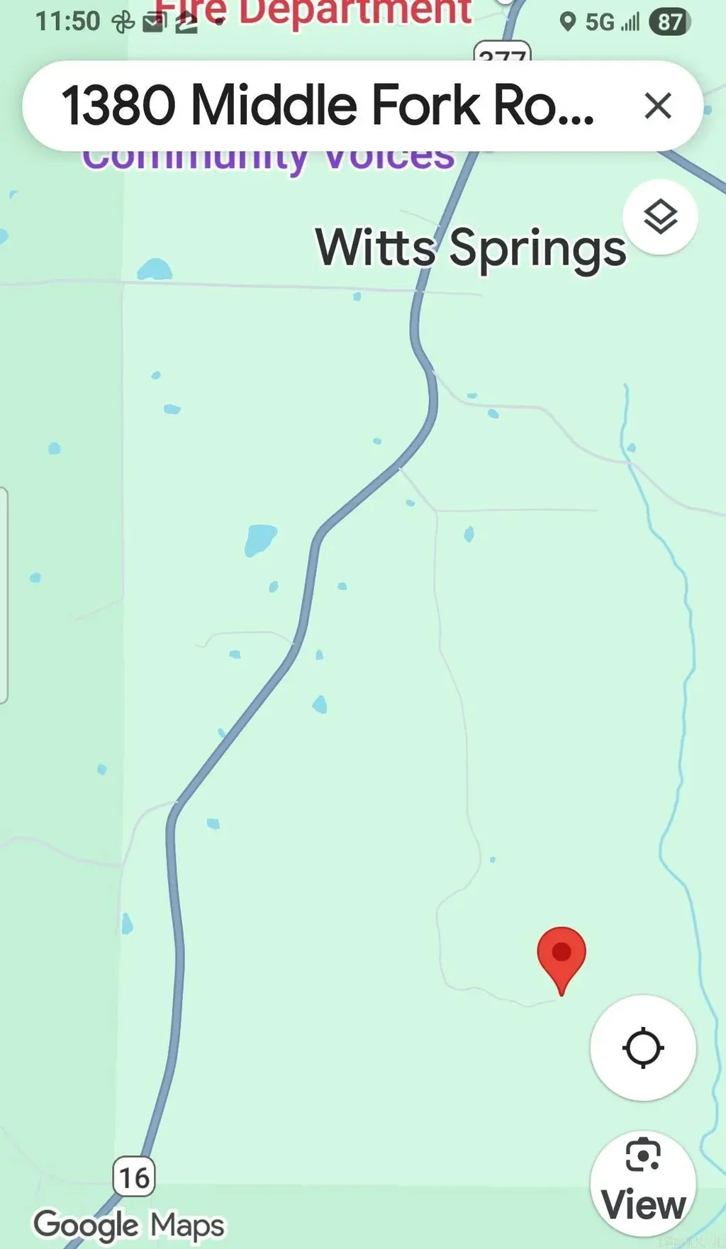 00 Witt Springs, Witt Springs