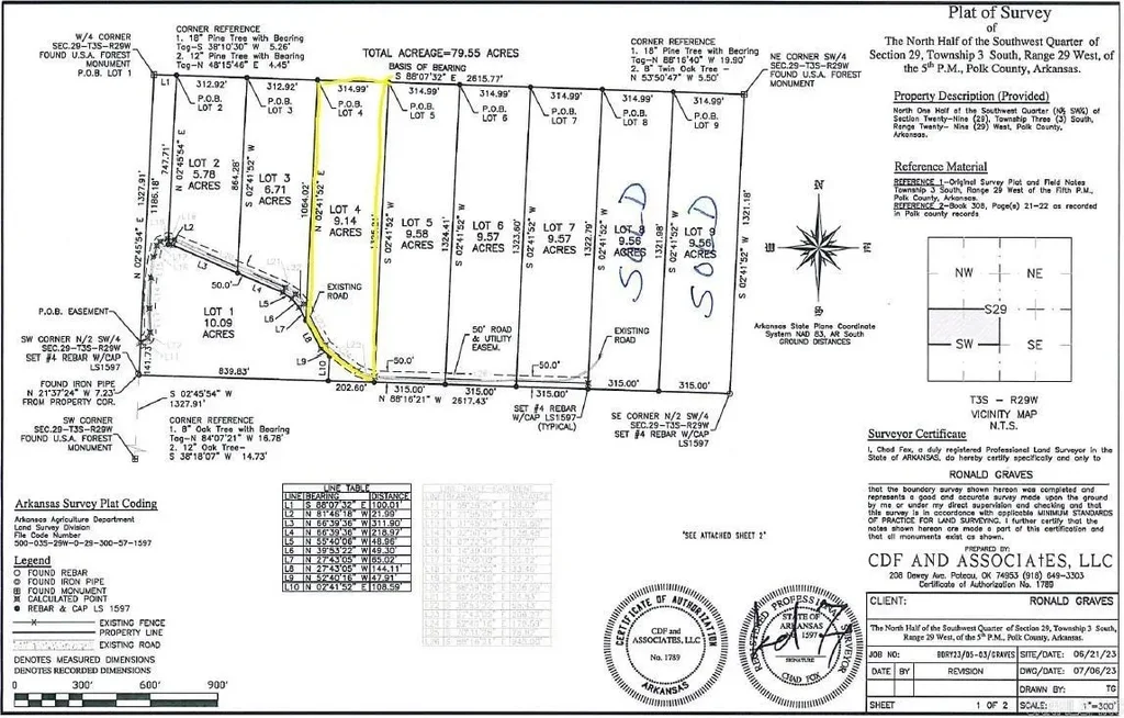Tbd Highway 375 East  (lot4), Mena