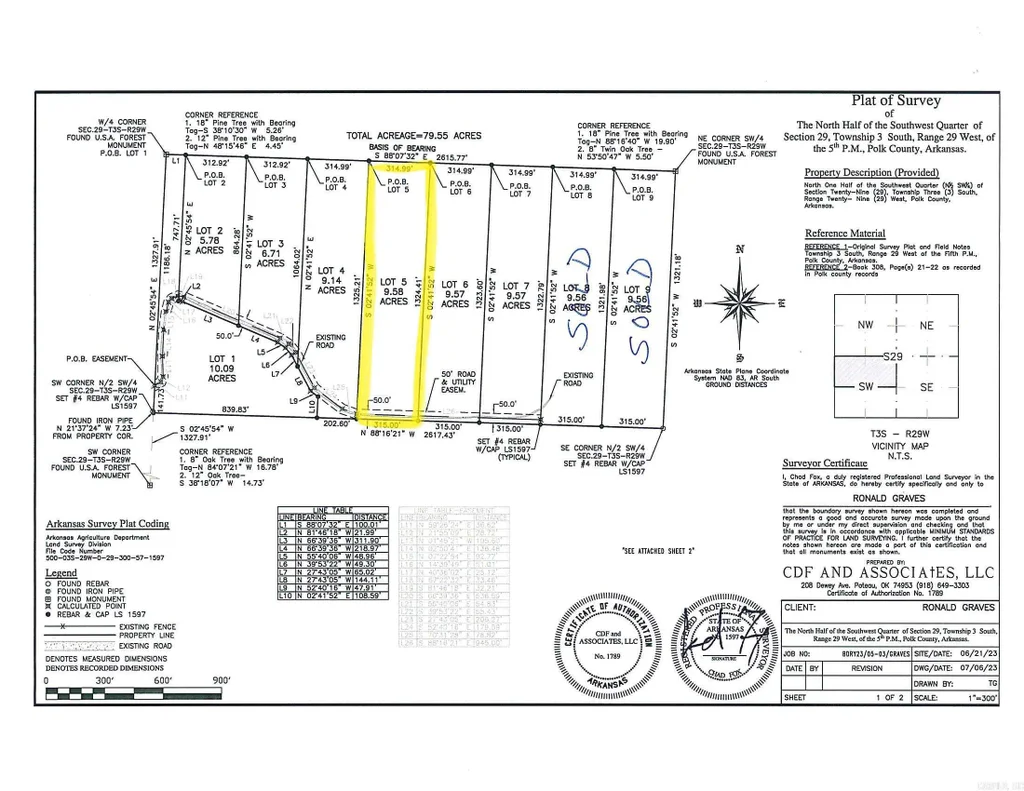 Tbd Highway 375 East    (lot 5), Mena