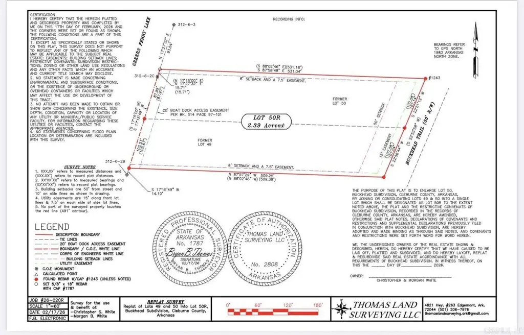 Lot 50r Buckhead Trail, Drasco