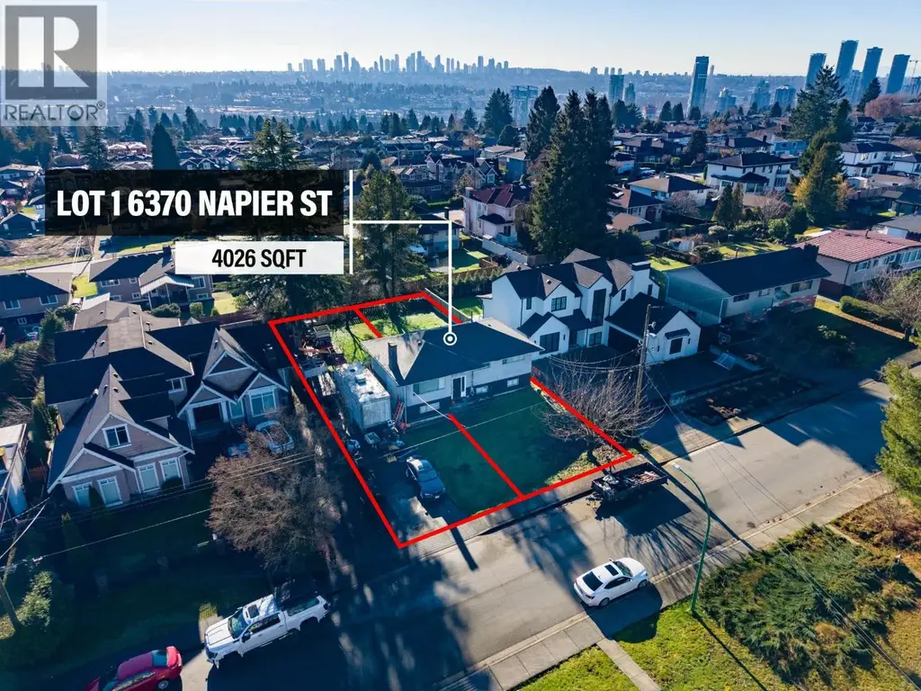 Lot 1 6370 Napier Street, Burnaby