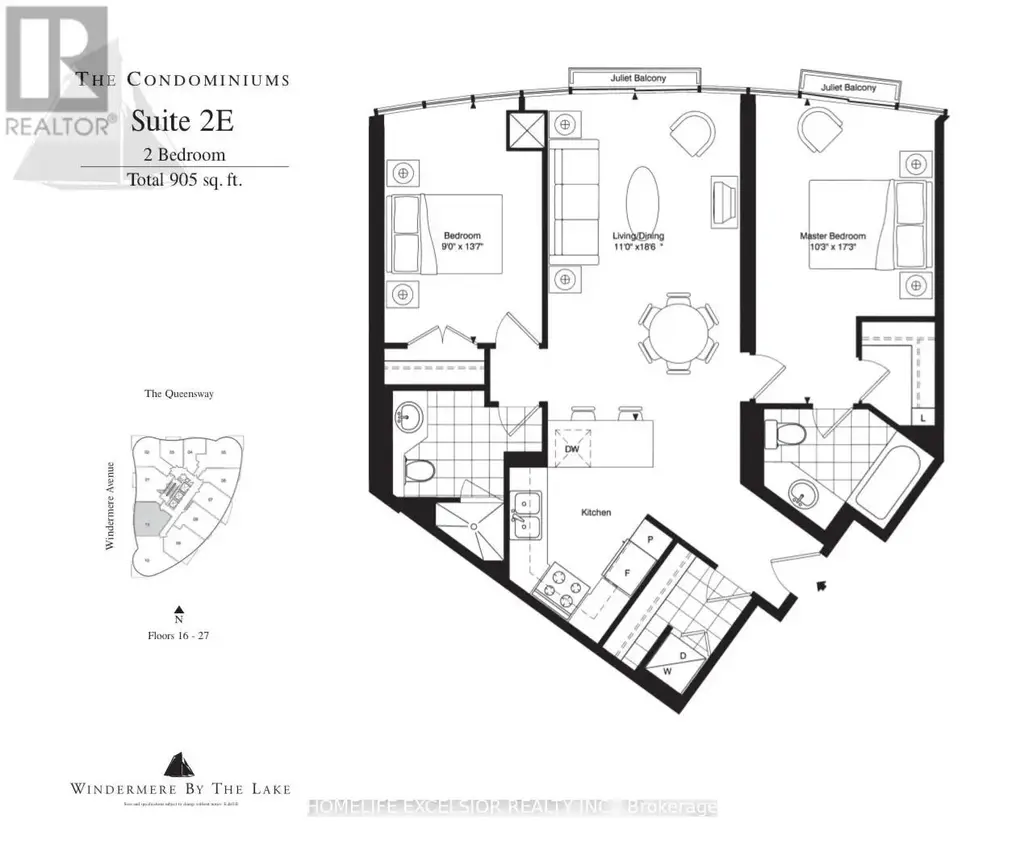 2411 - 15 Windermere Avenue, Toronto (High Park-Swansea)