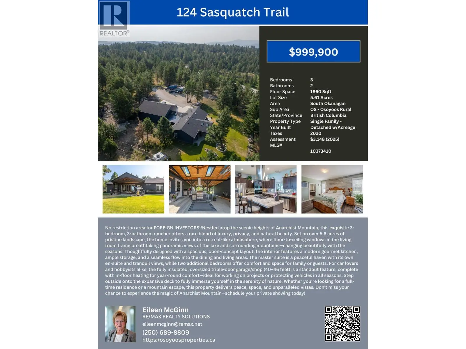 124 Sasquatch Trail. Osoyoos, British Columbia