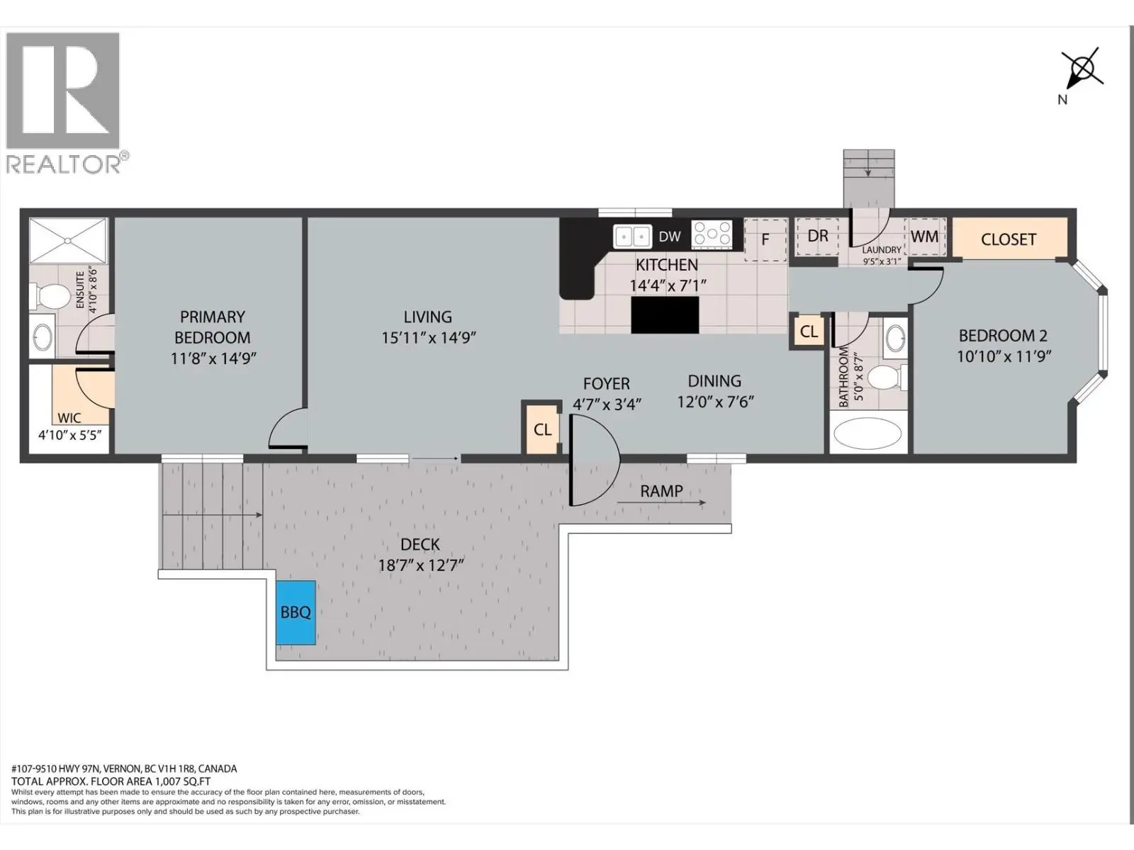 9510 97n Highway Unit# 107. Vernon, British Columbia