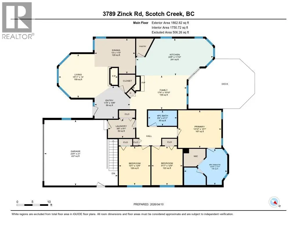 3789 Zinck Road. Scotch Creek, British Columbia