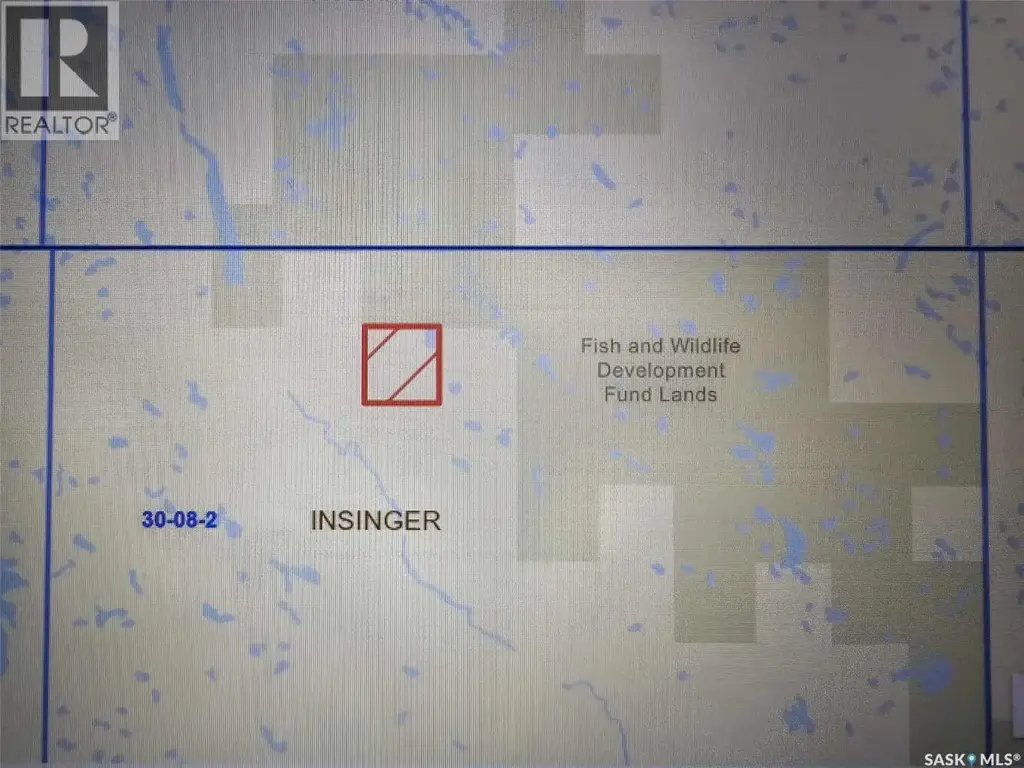 Bl Wildlife Pasture, Insinger Rm No. 275