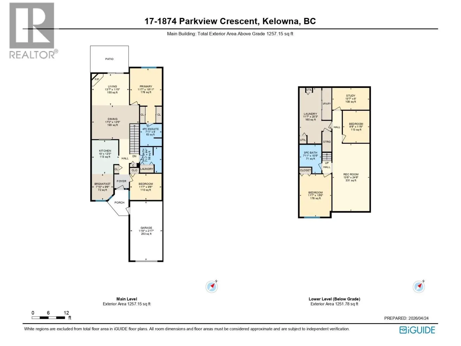 1874 Parkview Crescent Unit# 17. Kelowna, British Columbia