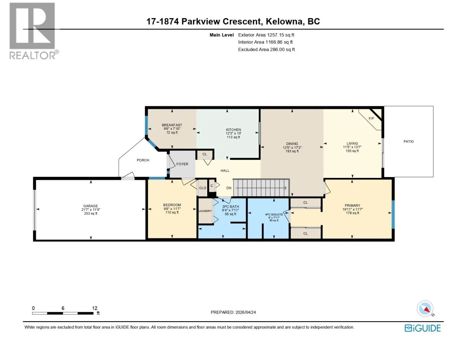 1874 Parkview Crescent Unit# 17. Kelowna, British Columbia