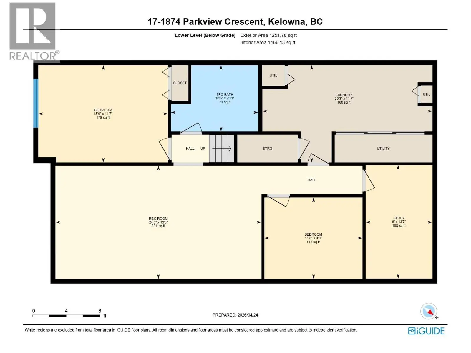 1874 Parkview Crescent Unit# 17. Kelowna, British Columbia