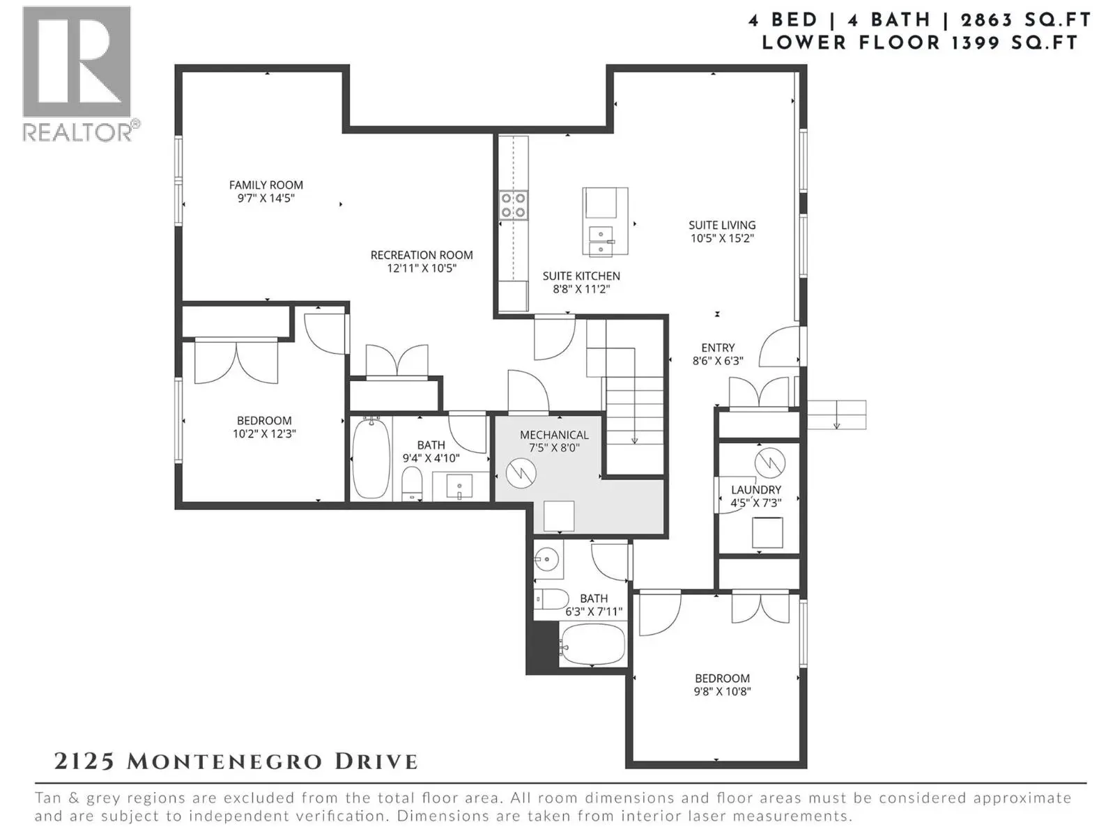 2125 Montenegro Drive. Kelowna, British Columbia
